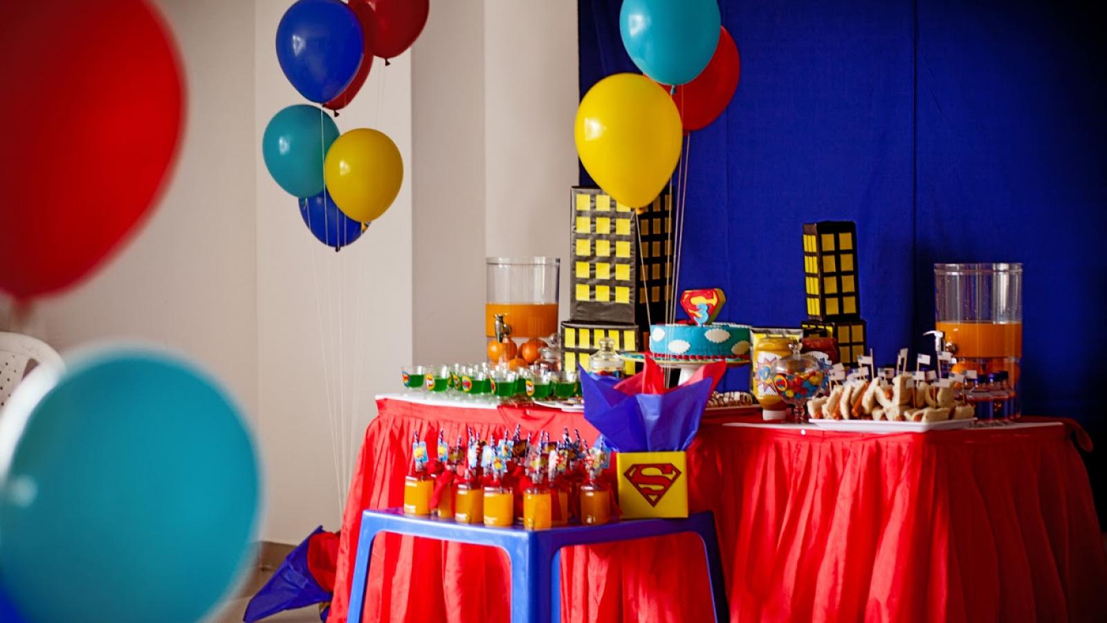 Decoracion Fiesta Superman